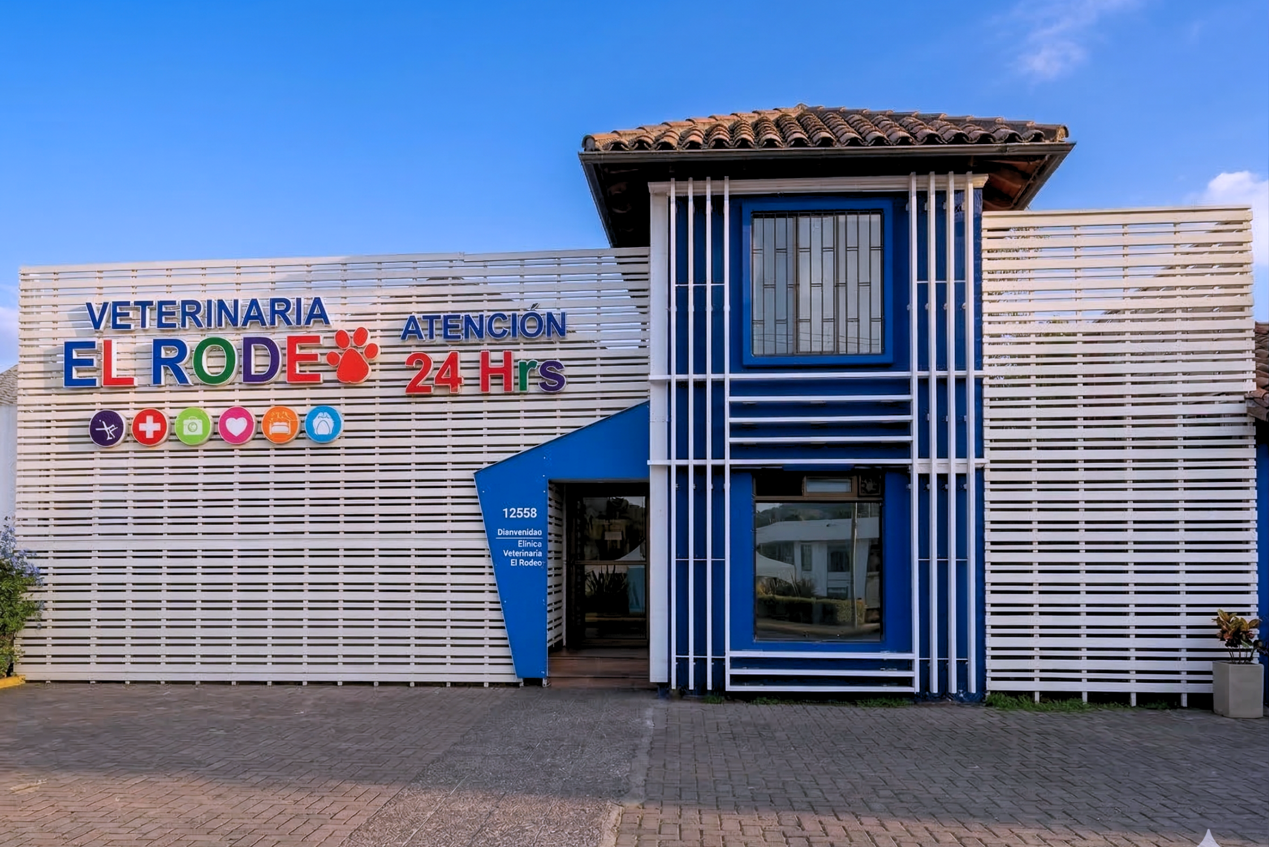 Fachada Veterinaria El Rodeo sucursal Lo Barnechea